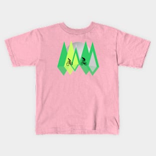 Mountain Bike Heartbeat Divertido MTB Dirt Bike Kids T-Shirt